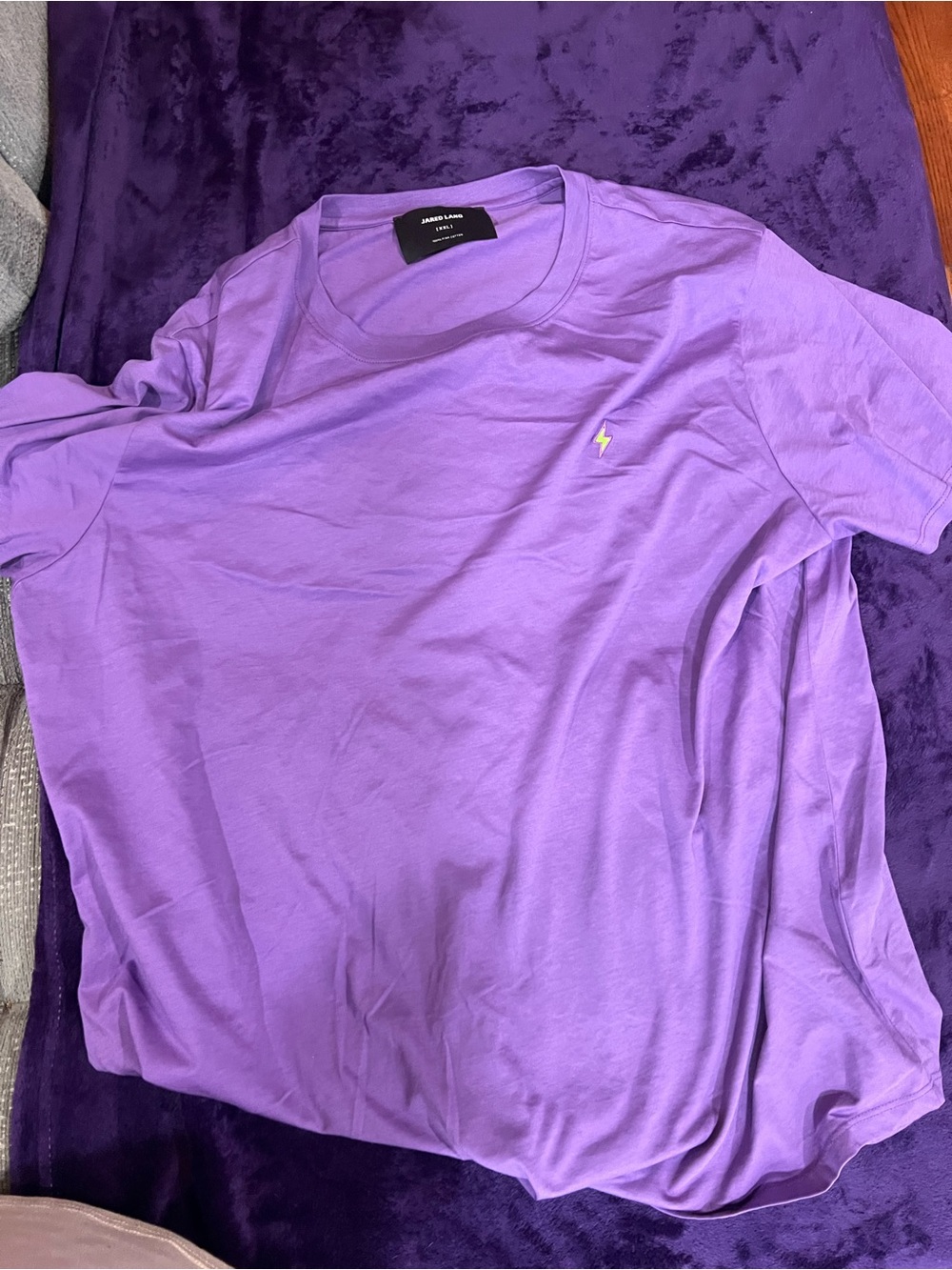 Jared Lang Lavender Crewneck Tee